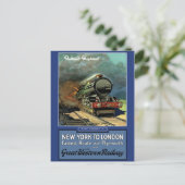 Londen New York Great Western Railway Briefkaart (Staand voorkant)