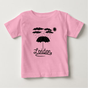 Londen Onder een paraplu