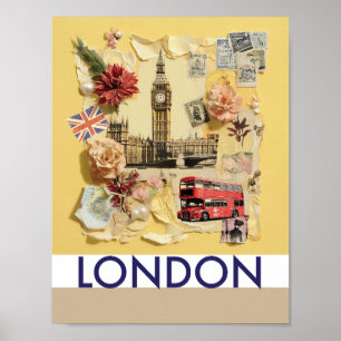 Londen op mijn gedachten Poster