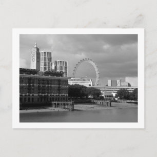 Londen: OXO Tower, London Eye & Theems Briefkaart