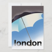 Londen paraplu reisposter (Achterkant)