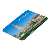 Londen Parlement Square uitzicht koelkastmagneet Magneet (Linkerzijde)