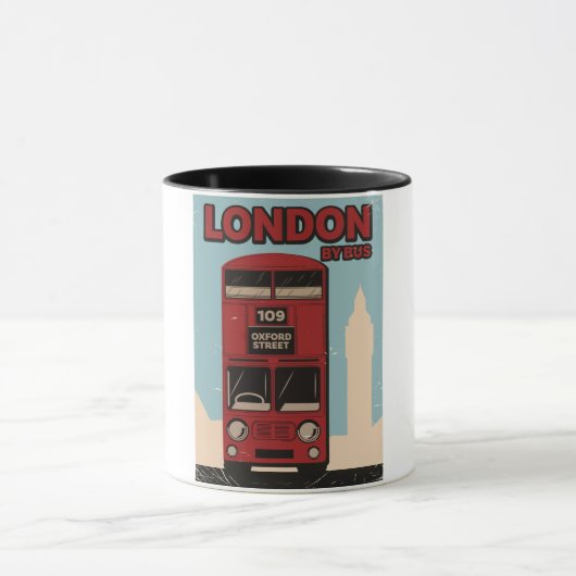 Londen per Bus Mok (Midden)