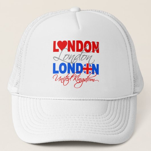 Londen pet - kies kleur (Voorkant)