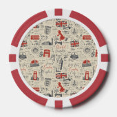 Londen Poker Chips (Voorkant)