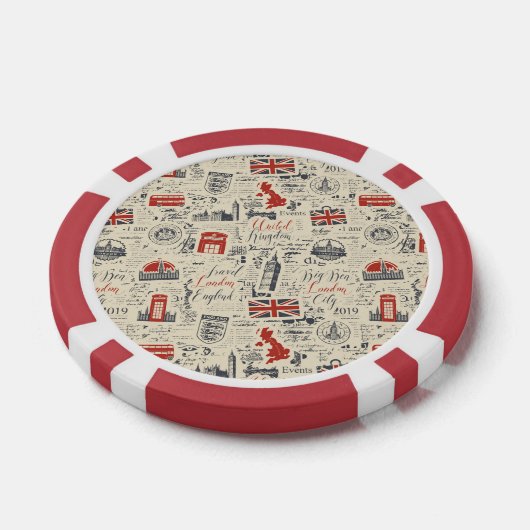  Londen Poker Chips (Enkel)