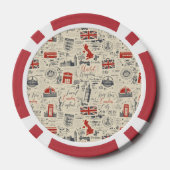 Londen Poker Chips (Achterkant)