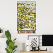 Londen Poster (Thuiskantoor)