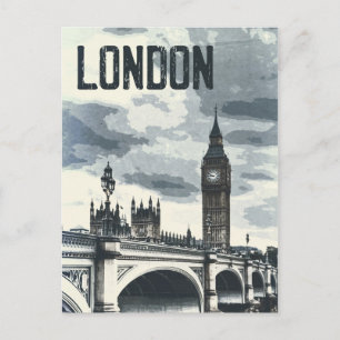  Londen poster Briefkaart