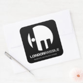 Londen raket Sticker (Envelop)
