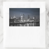 Londen Rechthoekige Sticker (Tas)