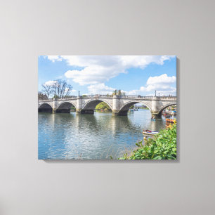 Londen Richmond Bridge uitzicht canvas print
