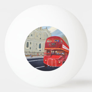 Londen Rode Bus Ping Pong Bal Pingpongballen