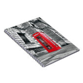 Londen - Rode telefooncel - Notitieboek (Rechterzijde)