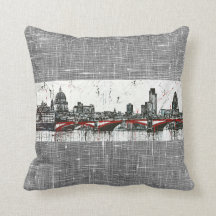 Londen Sierkussen 16 x 16 inch