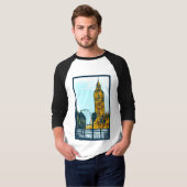 Londen Skyline Big Ben Graphic T-shirt (Voorkant volledig)