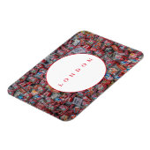 Londen souvenir magneten uitzicht koelkastmagneet (Linkerzijde)