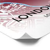 Londen Stadium Poster - thuisbasis van West Ham Un (Hoek)