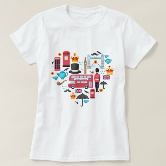 Londen T-shirt (Design voorkant)