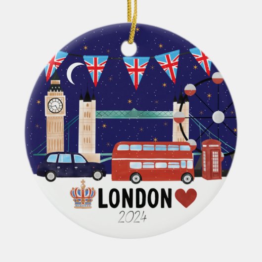 Londen Thema Ornament 2024 (Voorkant)