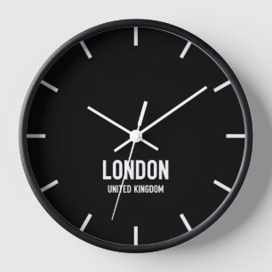 Londen Time Zone Newsroom Wall Clock