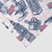 Londen Tissuepapier (Detail)