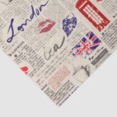 Londen Tissuepapier (Detail)