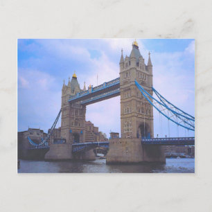 Londen, Tower Bridge en River Thames Briefkaart