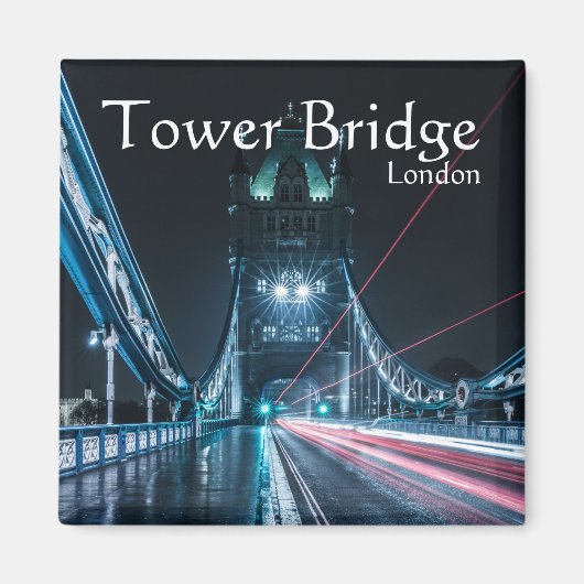 Londen Tower Bridge Souvenir Magneet (Voorkant)