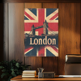 Londen Tower Bridge Travel Poster