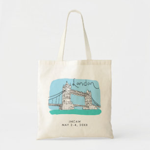 Londen Trade Show Canvas tas Custom Convention Tas