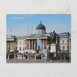 Londen - Trafalgar Square Feestdagenkaart