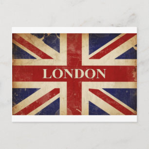 Londen - Union Jack - I Love London Briefkaart
