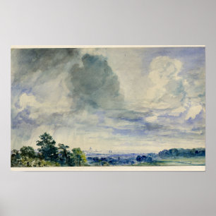 Londen vanaf Hampstead Heath (John Constable) Poster