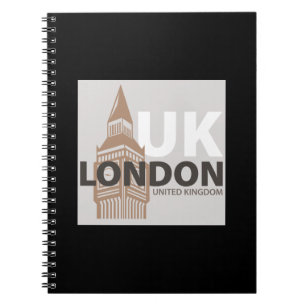 Londen Verenigd Koninkrijk Big Ben Minimalistische Notitieboek