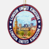 Londen Verenigd Koninkrijk Keramisch Ornament (Links)
