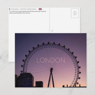 Londen, Verenigd Koninkrijk Reisansichtkaart Briefkaart