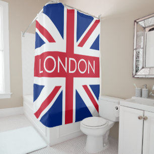 Londen Verenigd Koninkrijk Union Jack Flag Douchegordijn
