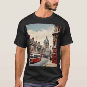 Londen vintage poster t-shirt