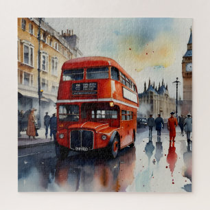 Londen waterverf kunst legpuzzel