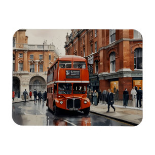 Londen waterverf kunst magneet
