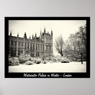 Londen - Westminster in de Winter No.1 (Poster) Poster