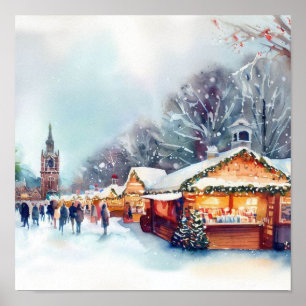 Londen-Winter Wonderland in Hyde Park (D), Poster