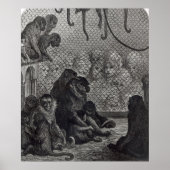 Londense apen poster (Voorkant)