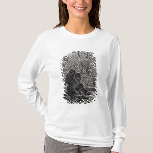 Londense apen t-shirt (Voorkant)
