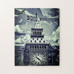 Londense, Big Ben & Airplane Union Jacks/Surreal A Legpuzzel