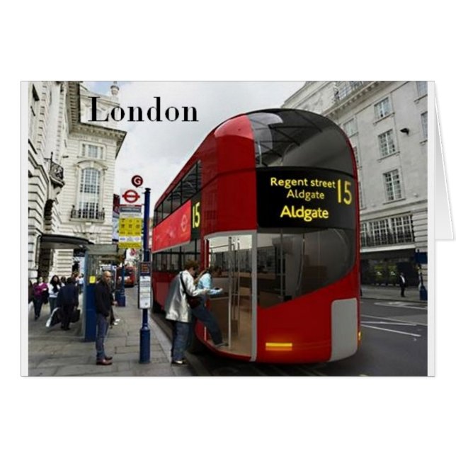 Londense bus (St.K.) (Voorkant Horizontaal)