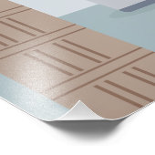 Londense reisscène Foto Afdruk (Hoek)