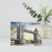 Londense reistoerisme Briefkaart (Staand voorkant)