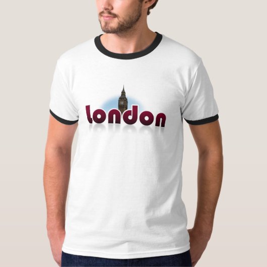 Londense ringer t-shirt (Voorkant)